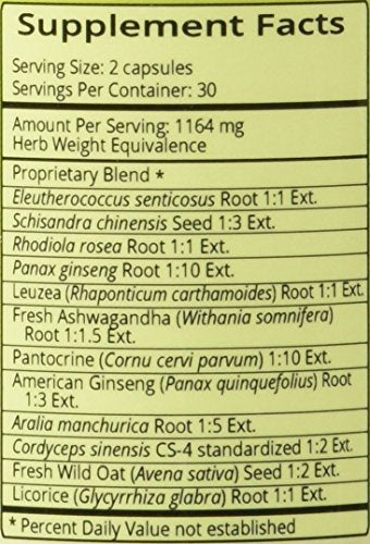 Natura Health Power Adapt ashwagandha-ginseng closeup for adaptogenic energy