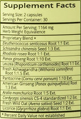 Natura Health Power Adapt ashwagandha-ginseng closeup for adaptogenic energy