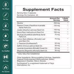 Natura Health Tranquility packaging and label