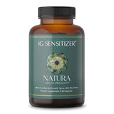 Natura IG Sensitizer bottle and label with 90 capsules
