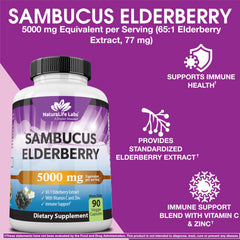 Bottle containing 90 vegan capsules