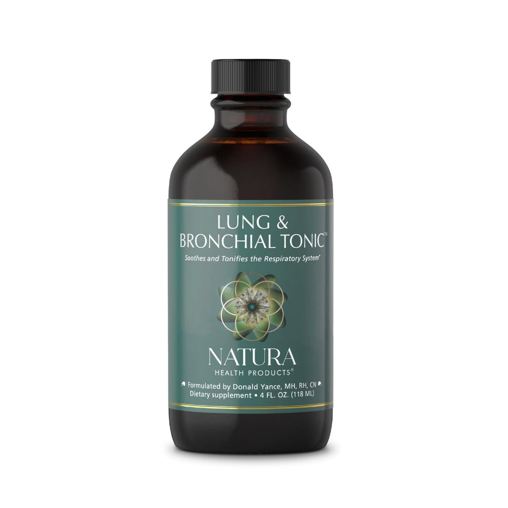 Natura Health Lung & Bronchial Tonic bottle, 4 fl oz
