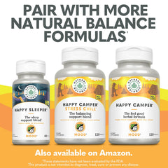 Relaxed lifestyle image with mood-support product