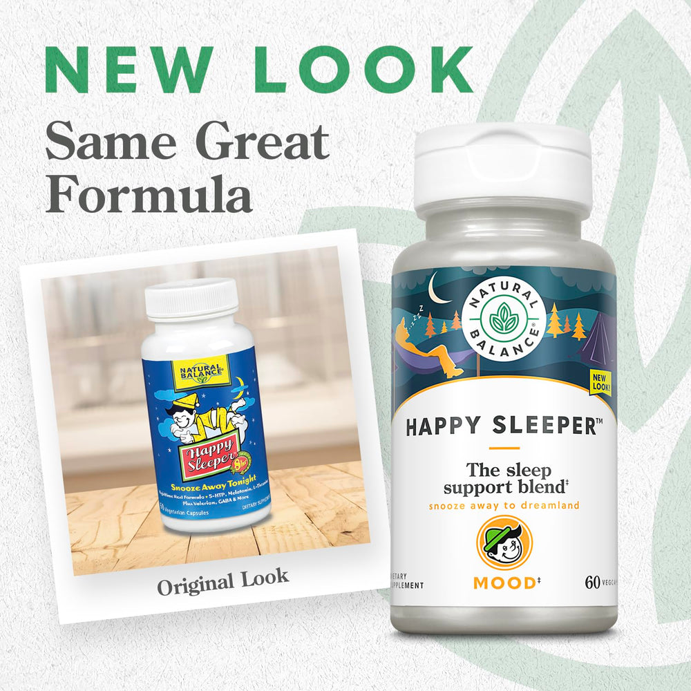 Natural Balance Happy Sleeper night-time scene promotes peaceful rest