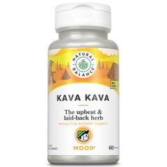 Natural Balance Kava Kava Root bottle promotes relaxation and calm focus