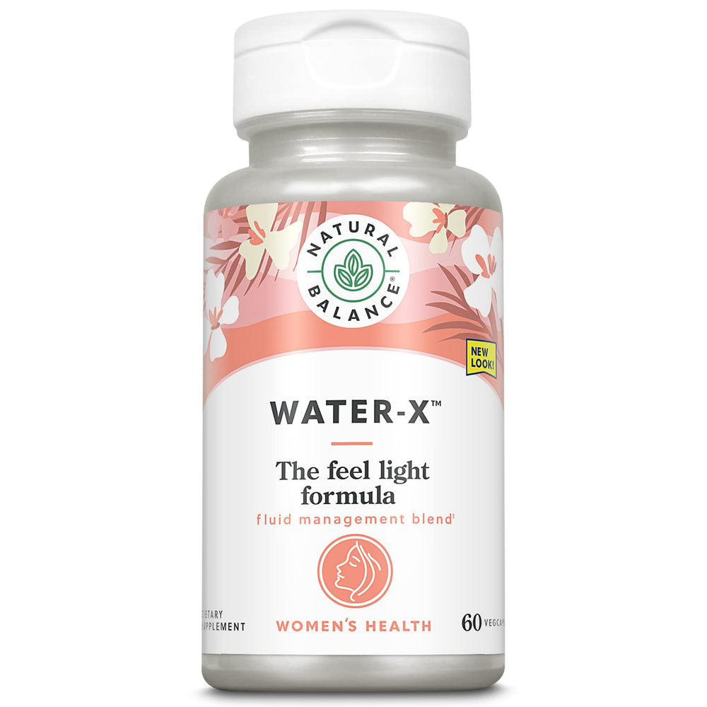 Natural Balance Water-X 60ct bottle with label and packaging