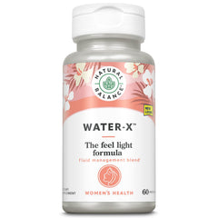 Natural Balance Water-X 60ct bottle with label and packaging