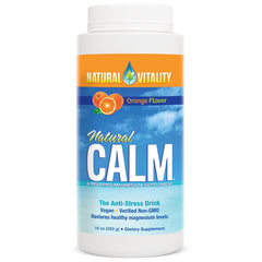 Natural Calm Orange magnesium supplement bottle