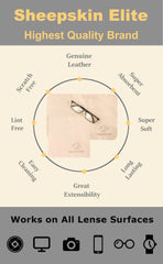Close-up of soft, natural chamois leather fabric