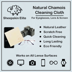Soft cleaning cloth for watches and jewelry - chamois leather