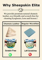 Chamois leather cloths for tablets and electronics - small pack