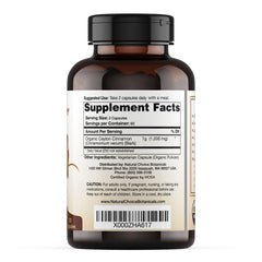 USA-made labeling on Natural Choice Botanicals Ceylon Cinnamon capsules