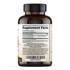 Made in the USA statement on supplement bottle