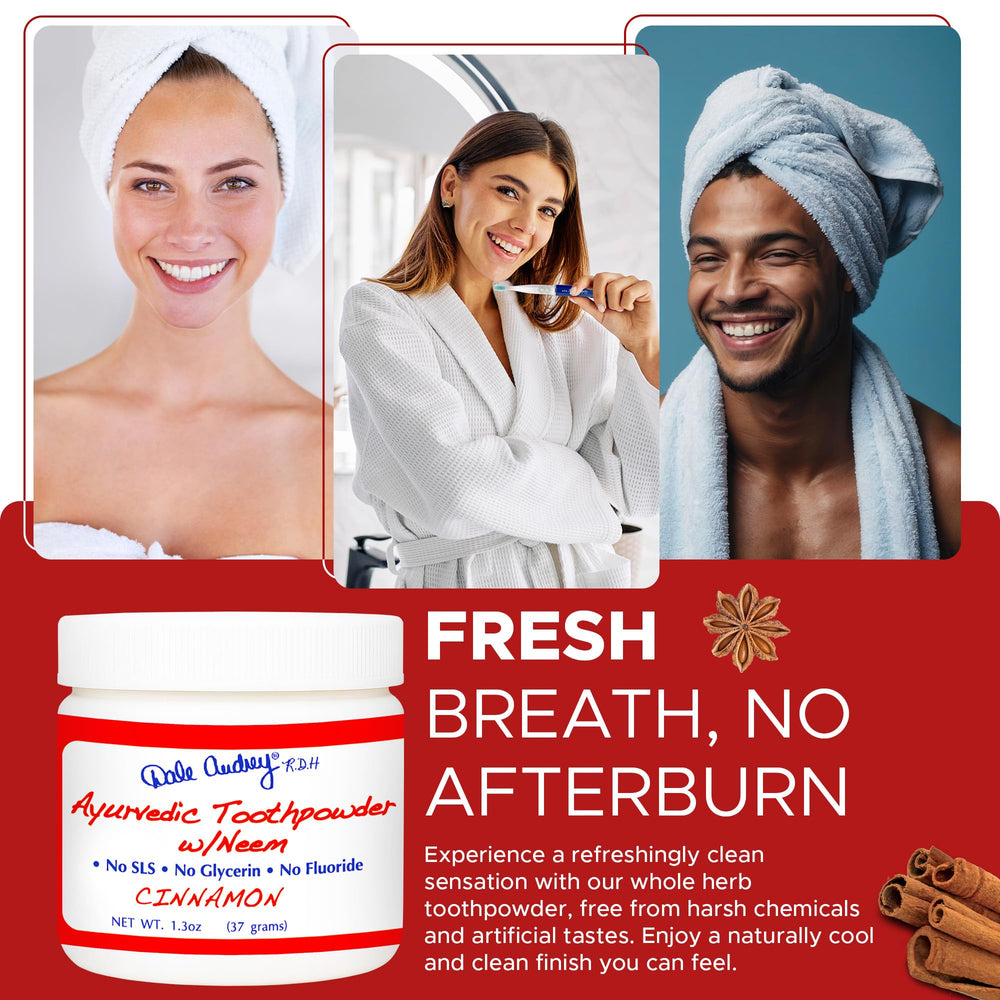 Natural ingredients and clean label of toothpowder