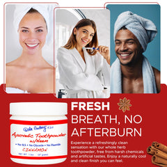 Natural ingredients and clean label of toothpowder