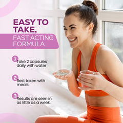 Bottle showing 60 vegan capsules