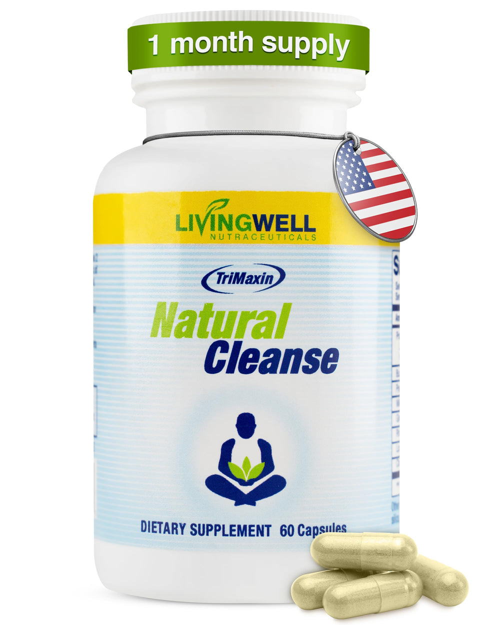 Natural Daily Detox Cleanser bottle and label