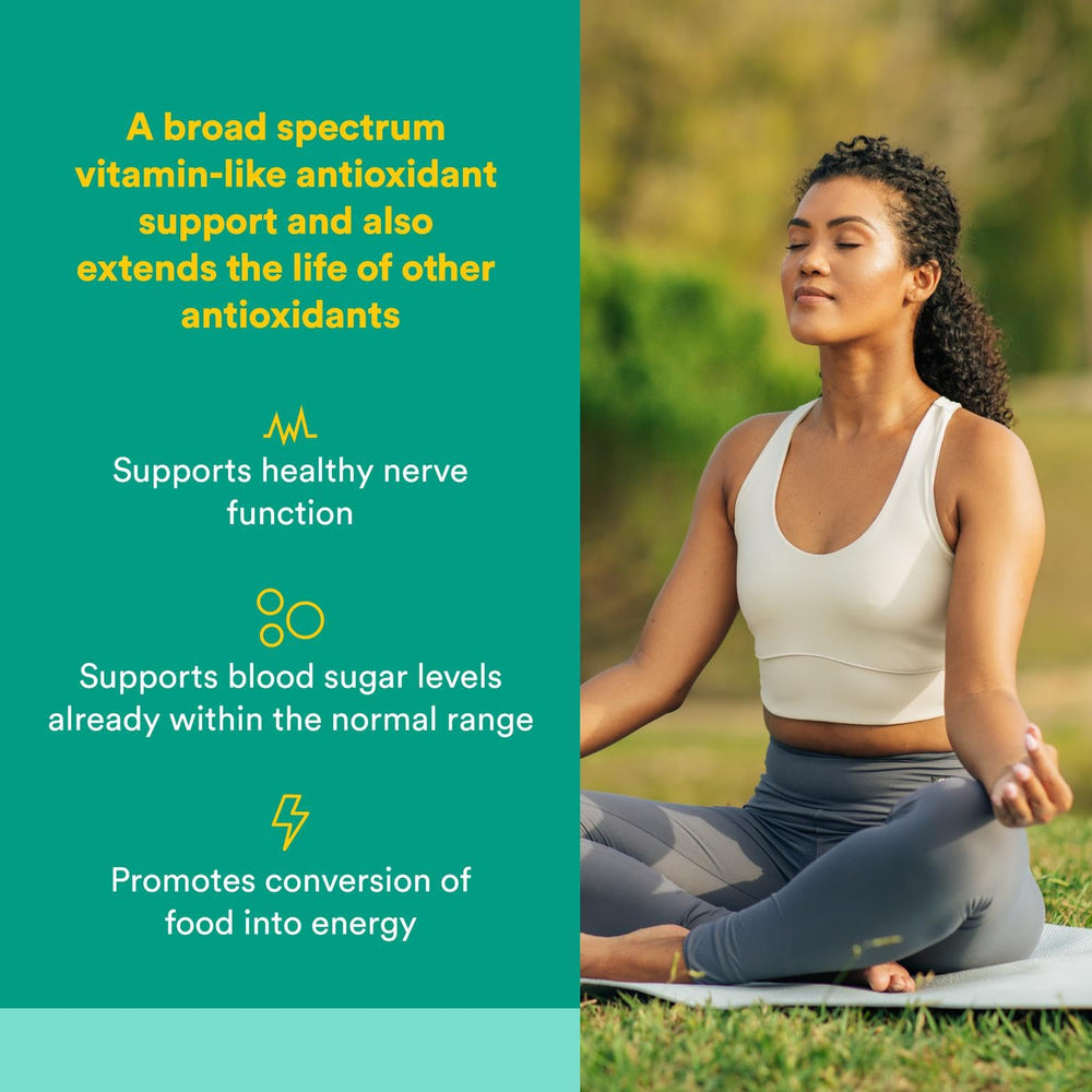 Natural Factors Alpha-Lipoic Acid 200 mg bottle