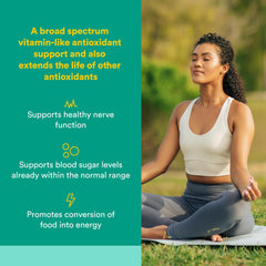 Natural Factors Alpha-Lipoic Acid 200 mg bottle