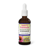 Bottle of Natural Factors Anti-V Liquid Formula with label