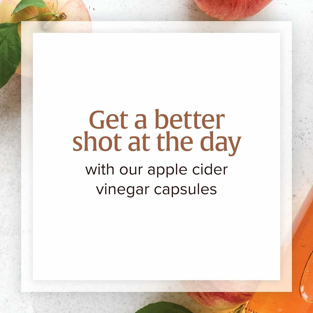 Unfiltered apple cider vinegar capsules showing the mother