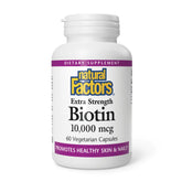 Natural Factors Biotin 10000 mcg bottle front view