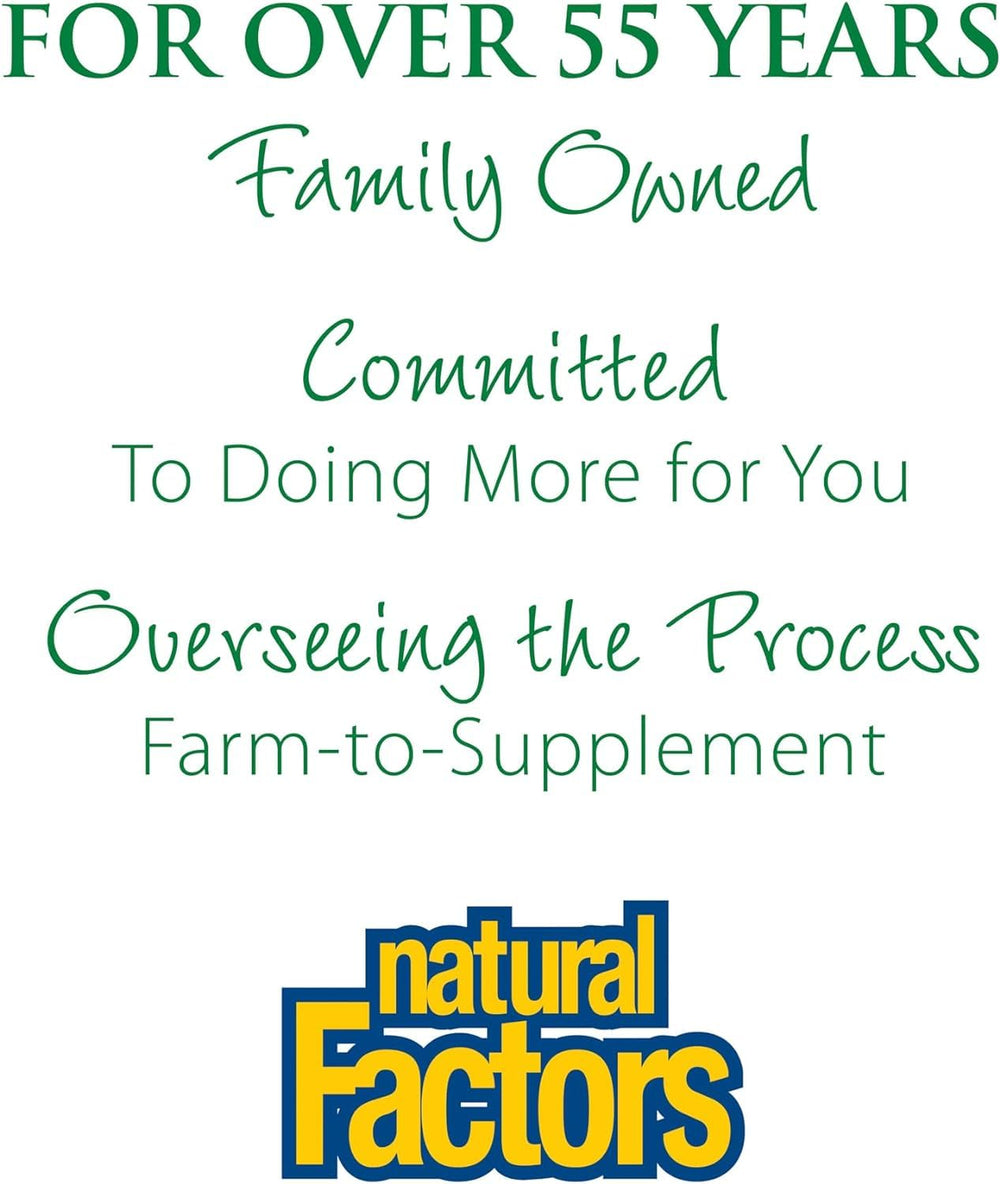 Natural Factors Whole Earth & Sea branding logo.