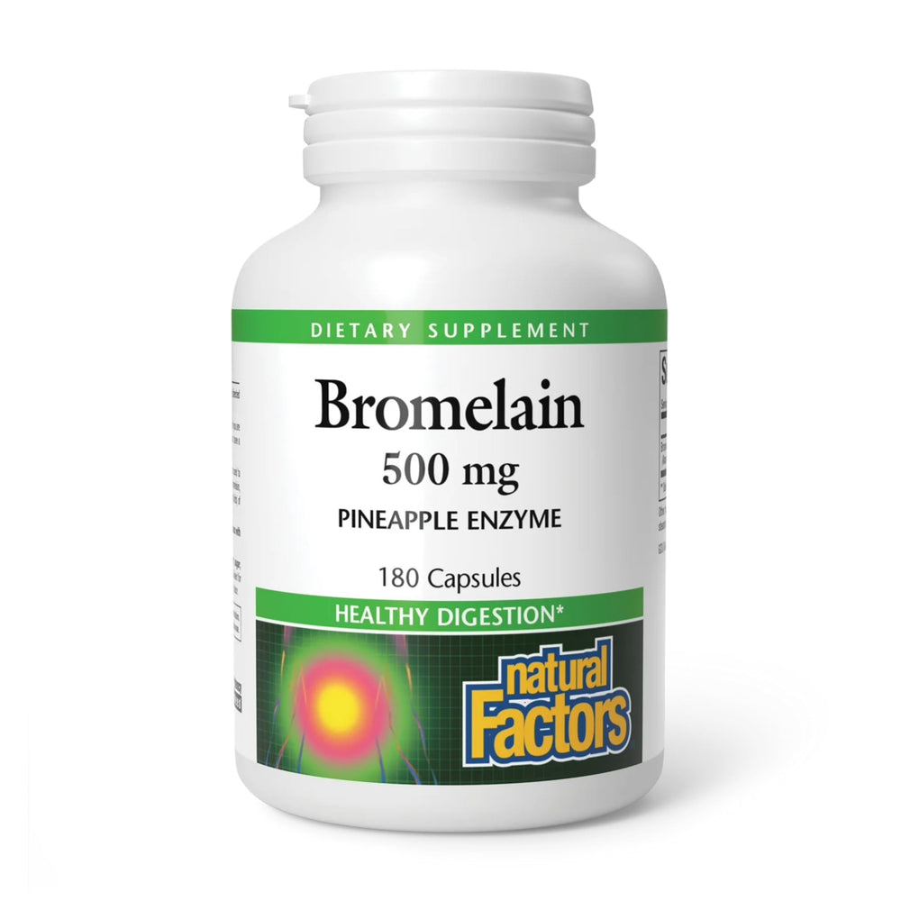 Natural Factors Bromelain 500 mg bottle