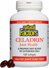 Natural Factors Celadrin 180 softgels bottle
