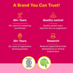 GMO-free testing and purity icons