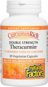 Natural Factors CurcuminRich Theracurmin 60 mg bottle – front label
