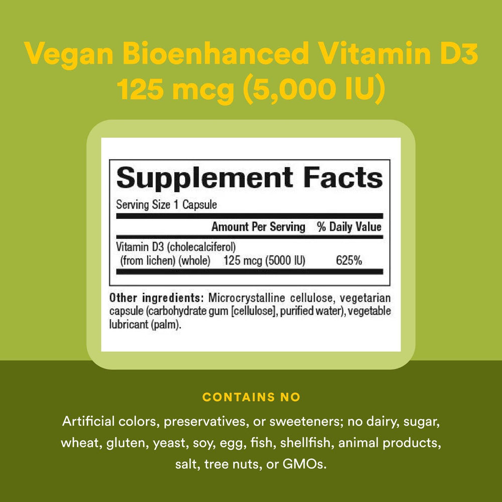 Vitamin D3 supports calcium utilization for strong bones and teeth