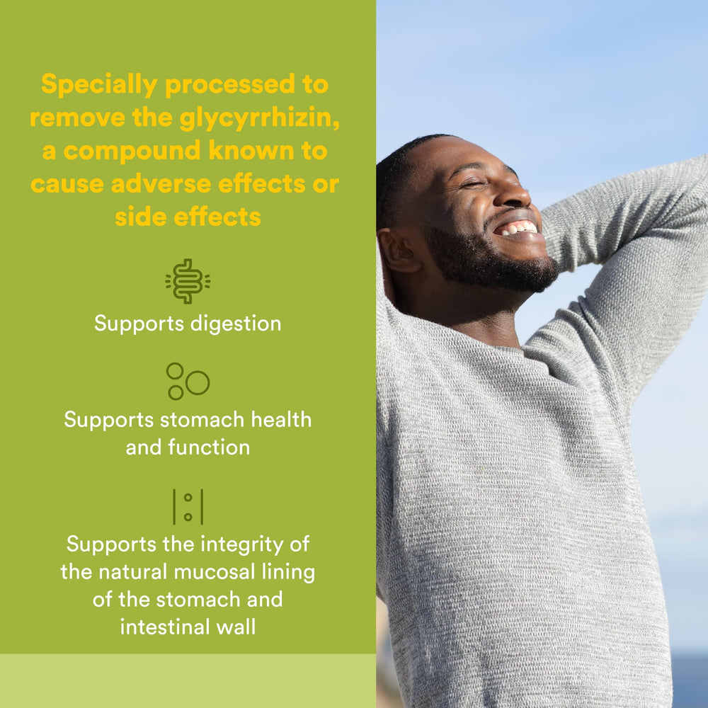 Close-up of Natural Factors DGL chewable tablets
