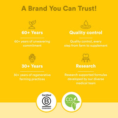 Organic farming and non-GMO certification icons on label