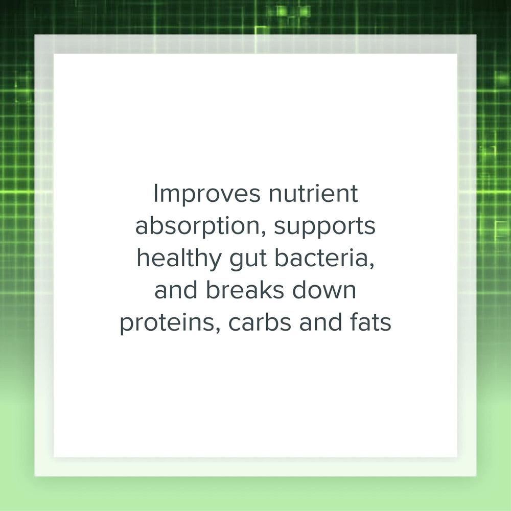 Capsule close-up of multi enzyme formula