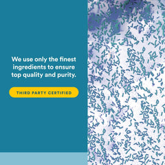 Back of ReliefBiotic bottle with supplement facts