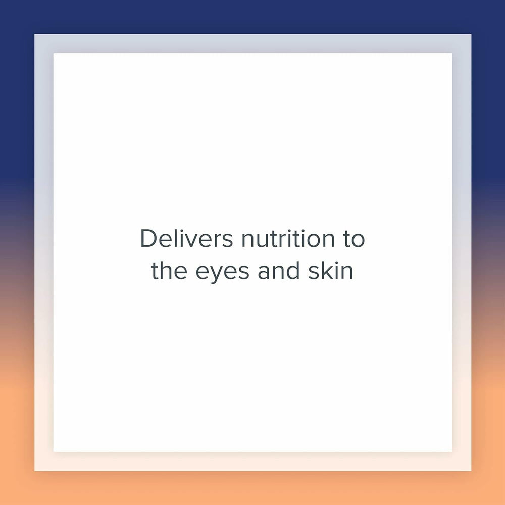 Product packaging highlighting eye health benefits