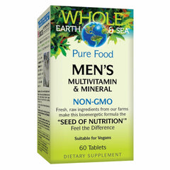 Natural Factors Men's Multivitamin & Mineral 60 tablets front label