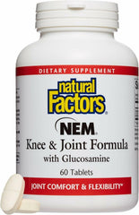 Natural Factors NEM Knee & Joint Formula bottle front view