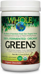 Natural Factors Organic Greens bottle and label (7.7 oz)