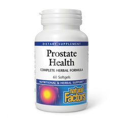 Front of Natural Factors Prostate Health Formula packaging