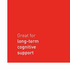 Memory and focus concept graphic for cognitive support