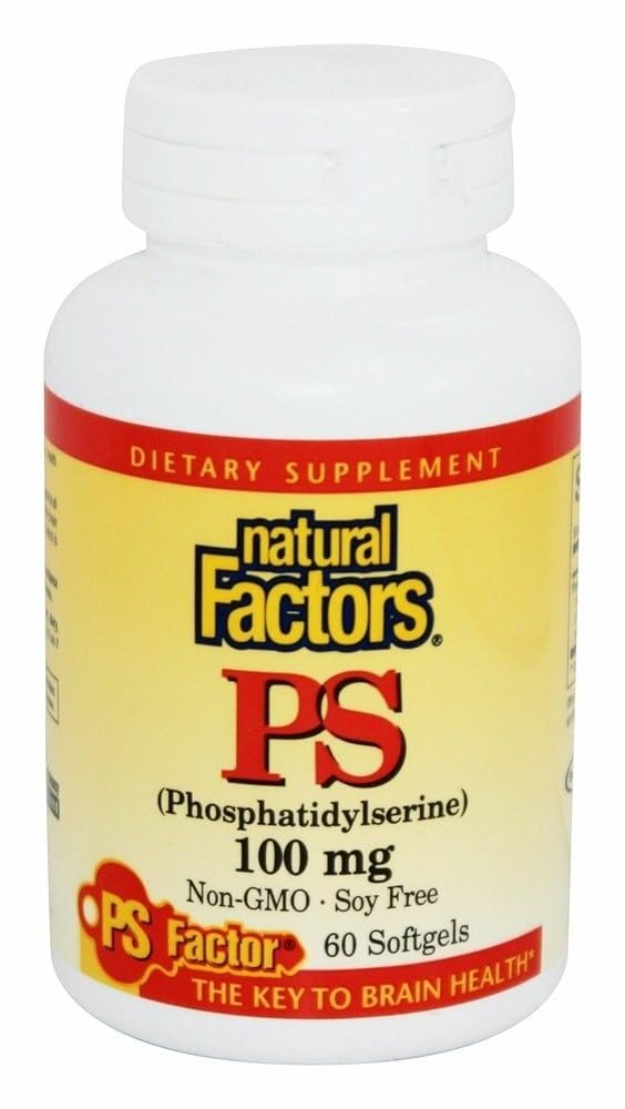 Natural Factors Phosphatidylserine bottle label