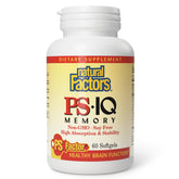 Natural Factors PS-IQ Memory 60 soft gels hero image