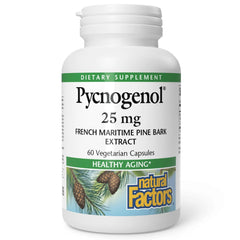 Natural Factors Pycnogenol 25 mg packaging front