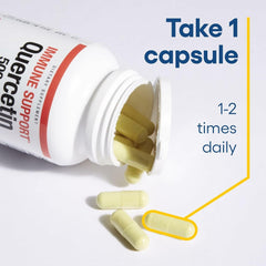 Quercetin packaging box and bottle