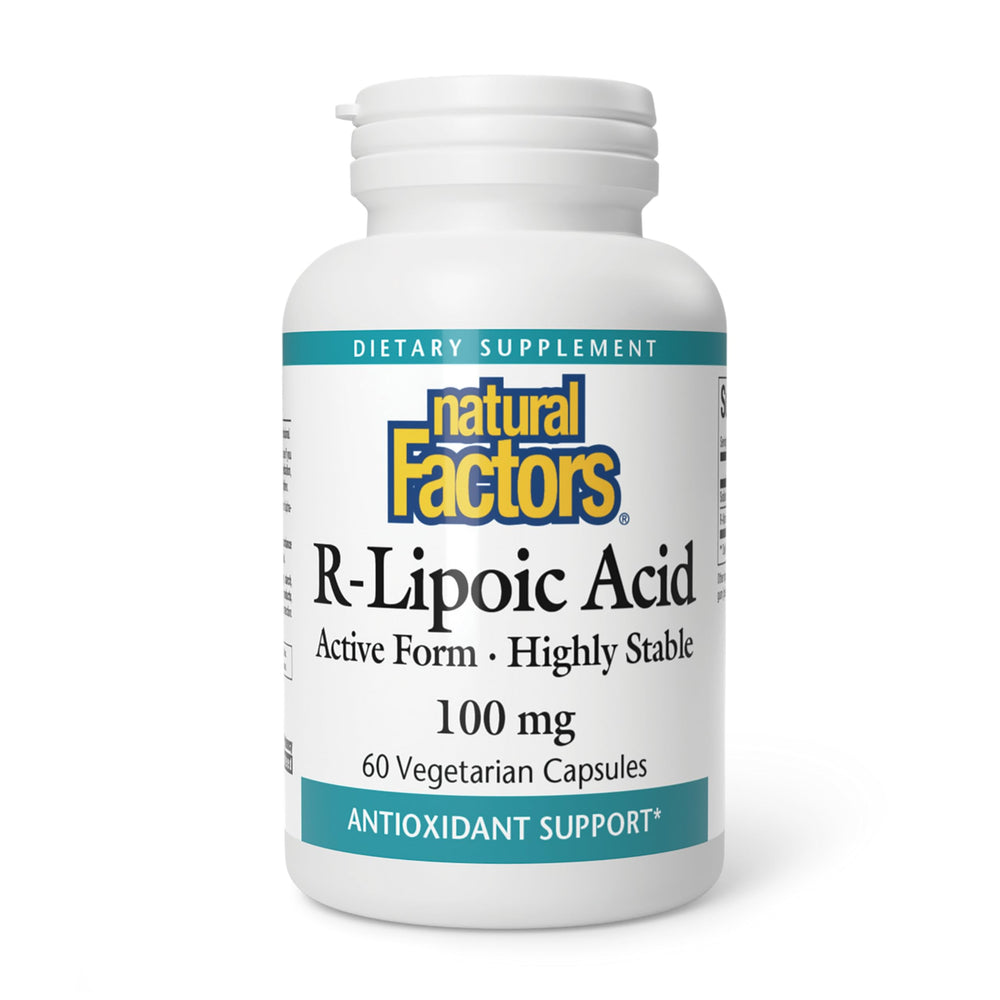 Natural Factors R-Lipoic Acid 60 capsules bottle