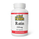 Natural Factors Rutin 250mg bottle front view