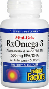 Natural Factors Rx Omega-3 Mini-Gels bottle front