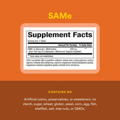 Joint health concept showing glucosamine and chondroitin with SAMe